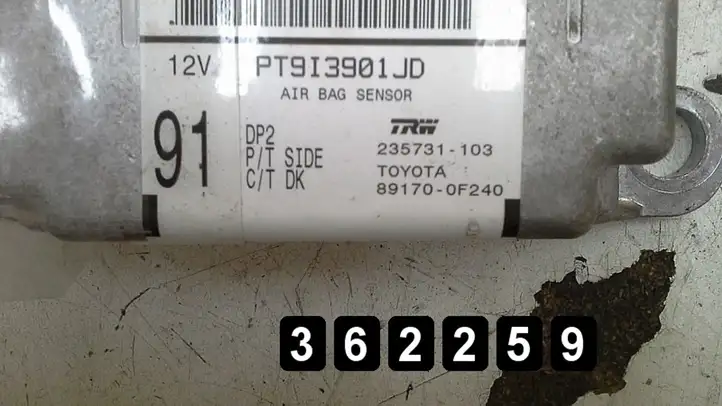 Toyota Corolla Verso AR10 (2004 - 2009) # 235731103 891700F240 Блок управления двигателем (ЭБУ) — фото 5