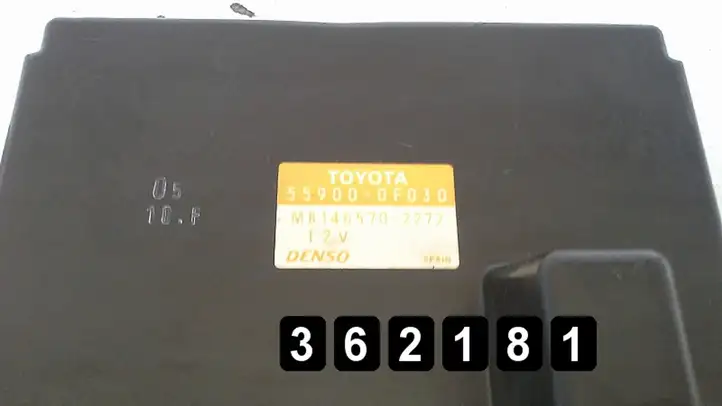 Toyota Corolla Verso AR10 (2004 - 2009) # 559000f030 559020f010b Блок управления климат-контролем — фото 6