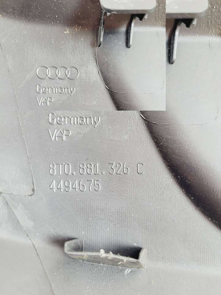 Audi A4 (2011 - 2015)  8T0881326C Отделка регуляторов сиденья