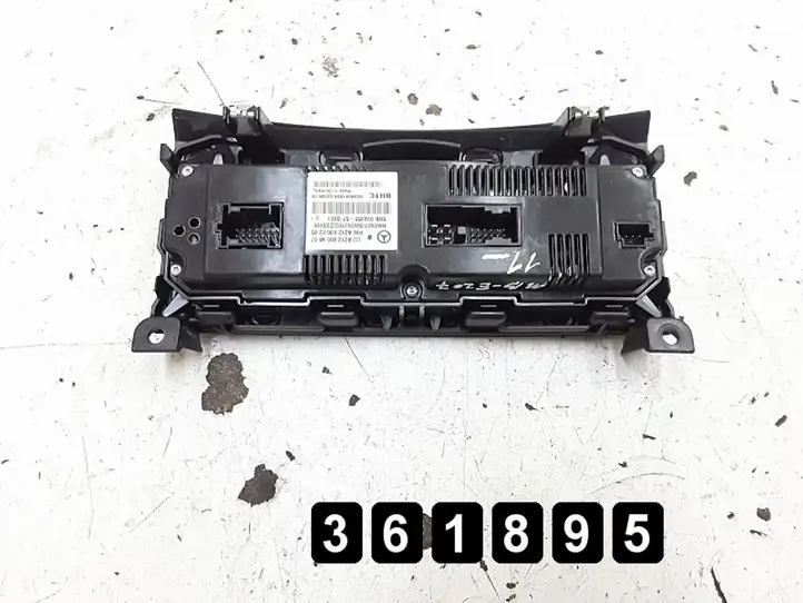 Mercedes-Benz E W212 (2009 - 2016) W212 a2129004607 A2128300285 def Блок управления климат-контролем — фото 7