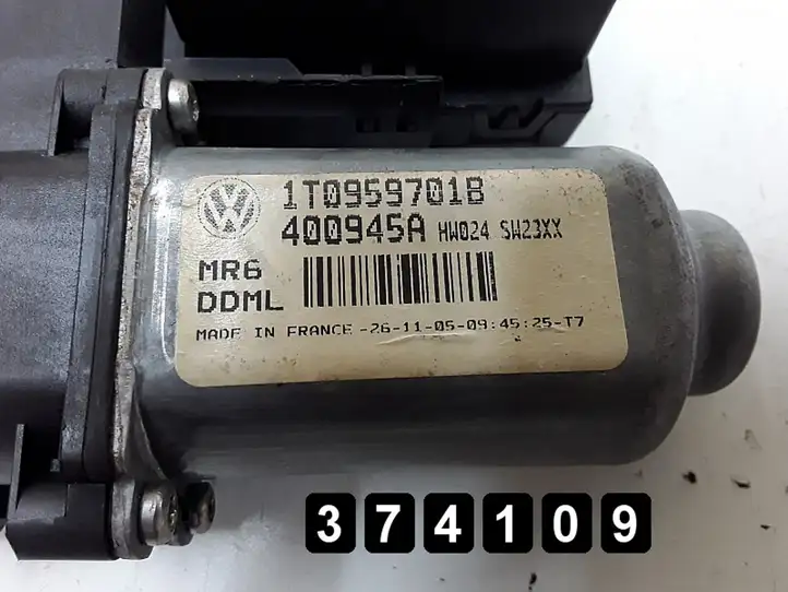 Volkswagen Touran I (2003 - 2010) 1T0959701BEURO Электростеклоподъемник передний (комплект) — фото 6