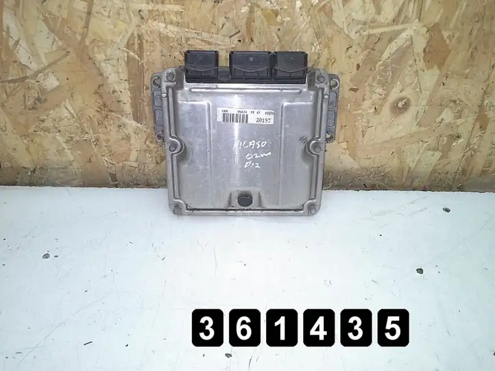 Citroen Xsara Picasso (1999 - 2012) 2000HDI 0281010595 9642014980 Блок управления двигателем (ЭБУ) — фото 1