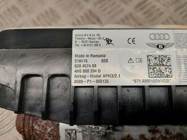 Audi A8 (2013 - 2017)  4H0880204D Подушка безопастности пассажира