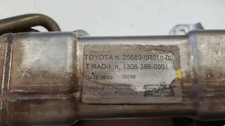 Toyota Avensis T250 (2006 - 2009) 256800R01000 Охладитель клапана EGR — фото 2