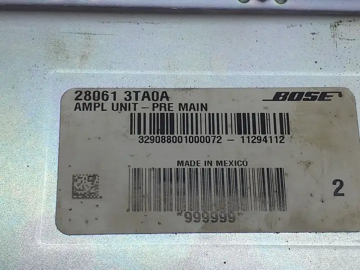 Nissan Altima (2013 - 2015) 280613TA0A Усилитель звука — фото 4