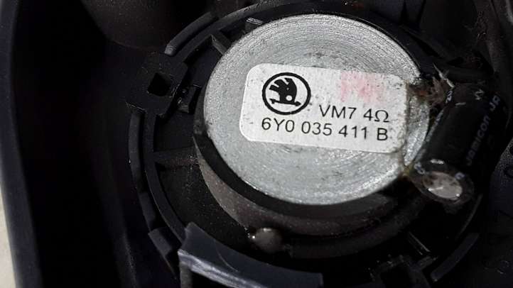 Skoda Fabia Mk1 (6Y) (1999 - 2007)  6Y0035411B Громкоговоритель (громкоговорители) высокой частоты в передних дверях