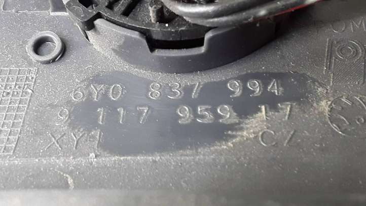 Skoda Fabia Mk1 (6Y) (1999 - 2007)  6Y0035411B Громкоговоритель (громкоговорители) высокой частоты в передних дверях