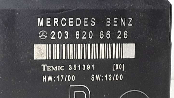 Mercedes-Benz C W203 (2000 - 2007)  2038206626 Блок управления дверью