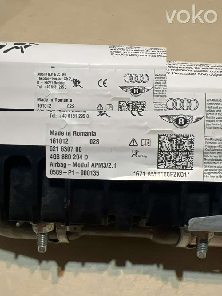 Audi A7 (2010 - 2014)  4G8880204D Подушка безопастности пассажира