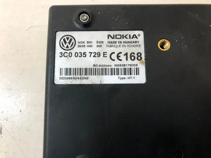 Volkswagen PASSAT B6 (2005 - 2010) 3C0035729E Блок GSM — фото 3