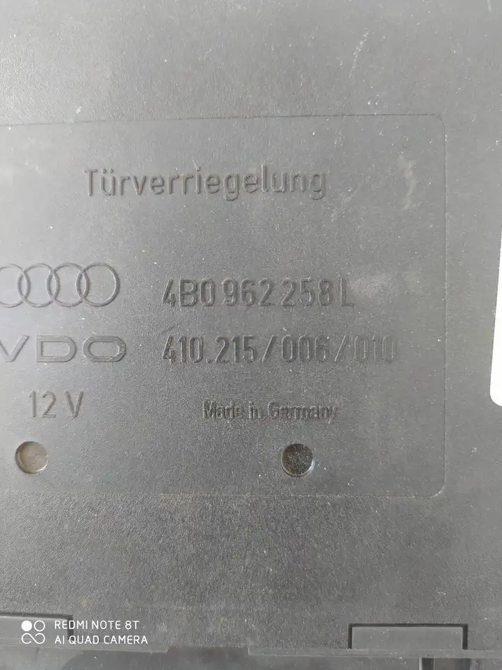 Audi A6 S6 C5 4B (1997 - 2001) 4B0962258L Модуль комфорта — фото 3