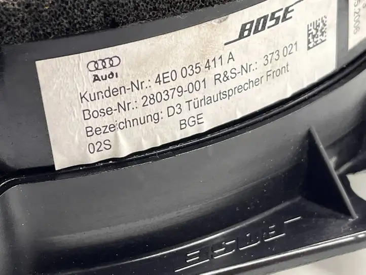 Audi A8 S8 D3 4E (2005 - 2007) 4E0035411A Динамики передних дверей — фото 2