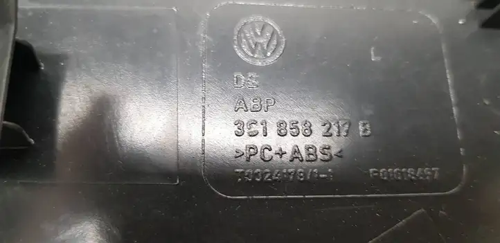 Volkswagen PASSAT B6 (2005 - 2010) 3C1858217B Боковая отделка панели приборов — фото 4