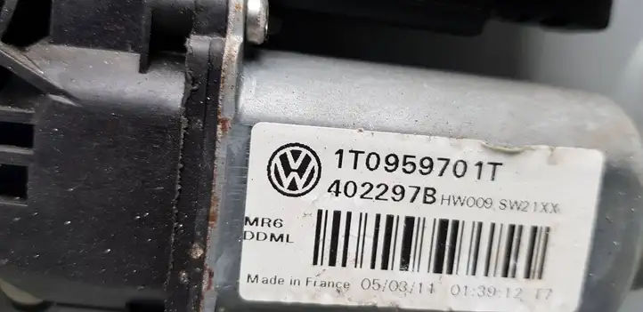 Volkswagen Caddy (2010 - 2015) 1T0837755M Электростеклоподъемник передний (комплект) — фото 5