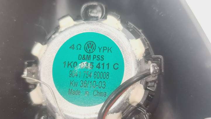 Volkswagen Golf Plus (2008 - 2014)  1K0035411C Громкоговоритель (громкоговорители) высокой частоты в передних дверях