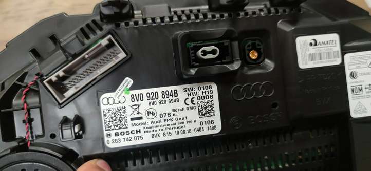 Audi A3/S3 8V (2016 - 2020)  8V0920894B Спидометр (приборный щиток)