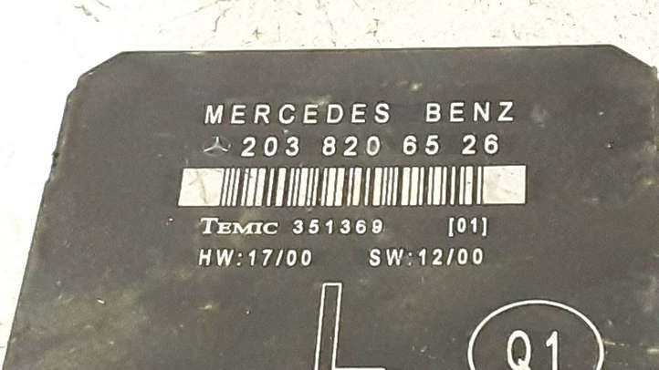 Mercedes-Benz C W203 (2000 - 2007)  2038206526 Блок управления дверью