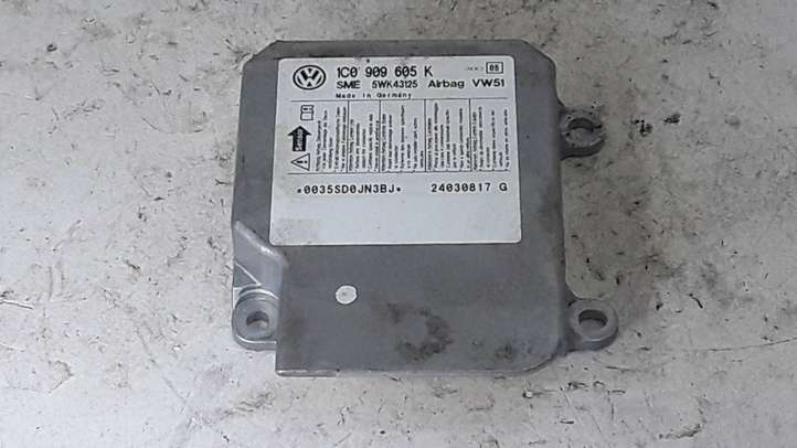Volkswagen Polo (2001 - 2005)  1C0909605K Блок управления надувных подушек