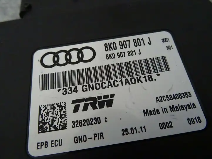Audi Q5 SQ5 (2008 - 2012) 8K0907801J Блок управления стояночным тормозом — фото 2
