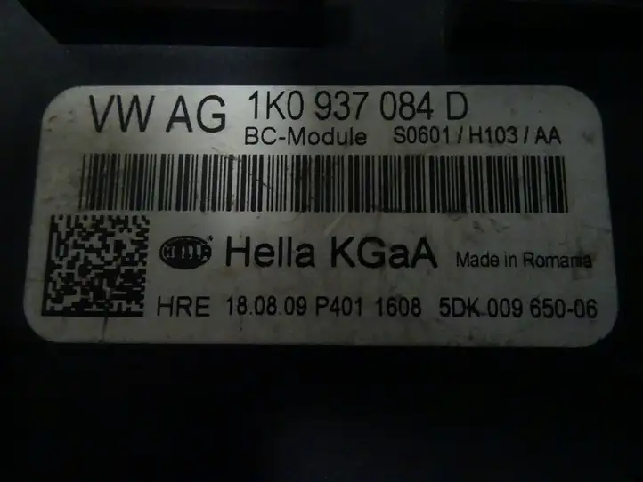 Volkswagen Golf VI (2009 - 2013) 1K0937084D Модуль комфорта — фото 4