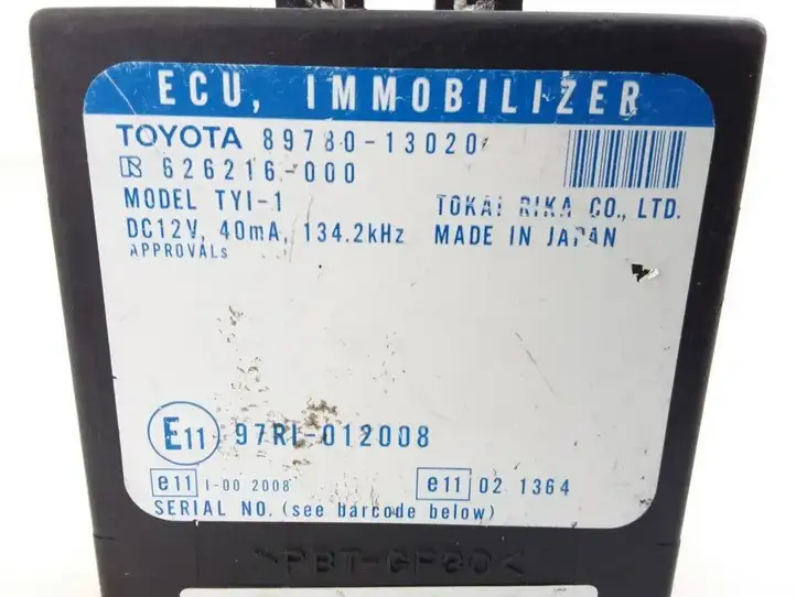 Toyota Corolla Verso E121 (2001 - 2004) 8978013020 Блок иммобилайзера — фото 4