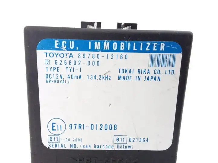 Toyota Corolla E120 E130 (2000 - 2004) 8978012160 Блок иммобилайзера — фото 3