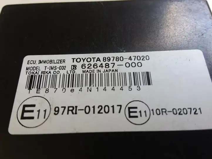 Toyota Prius (XW20) (2003 - 2009) 8978047020 Блок иммобилайзера — фото 4