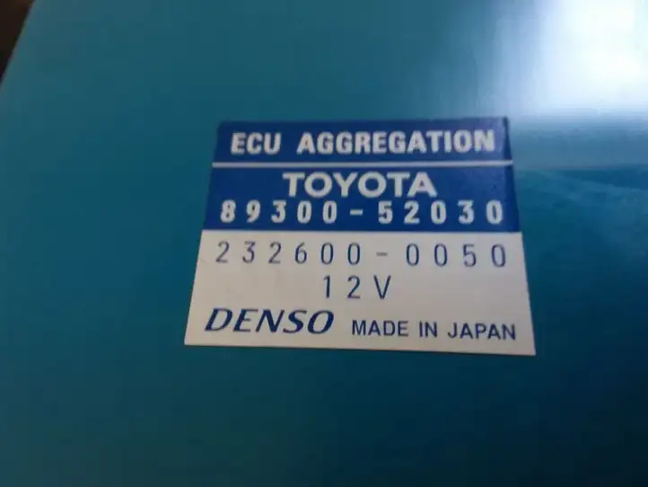 Toyota Yaris (2005 - 2009) 8930052030 Прочие блоки управления — фото 2