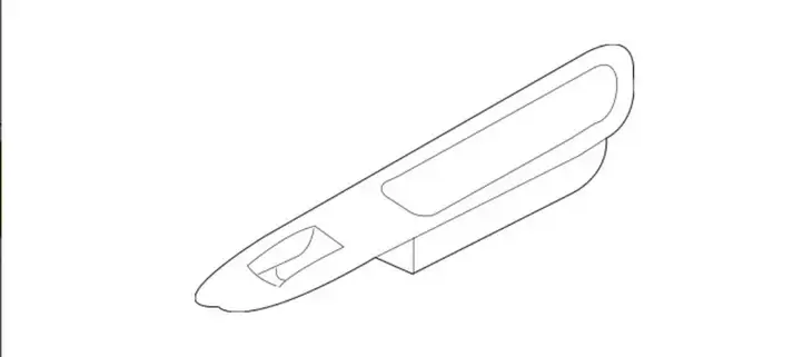 Subaru Forester SG (2006 - 2008) 94266SA070 Накладка кнопки стеклоподъемника — фото 2