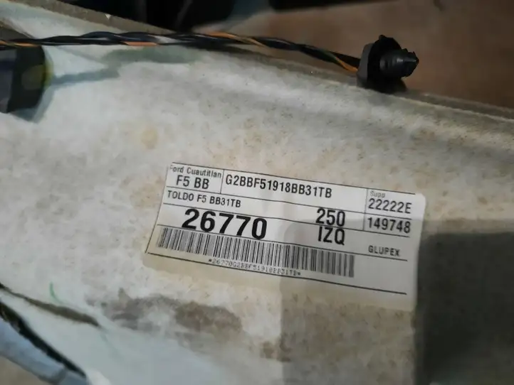 Ford Fiesta (2013 - 2017) 26770 Потолочная обшивка — фото 2