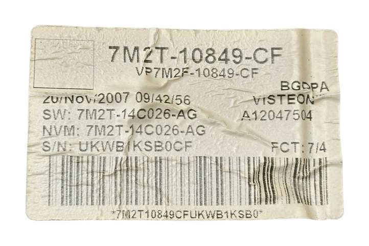 Ford S-Max (2006 - 2010)  7M2T10849CF Спидометр (приборный щиток)