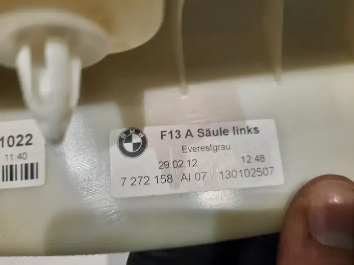 BMW 6 F12 F13 (2010 - 2018) 727158 Обшивка стойки A — фото 3