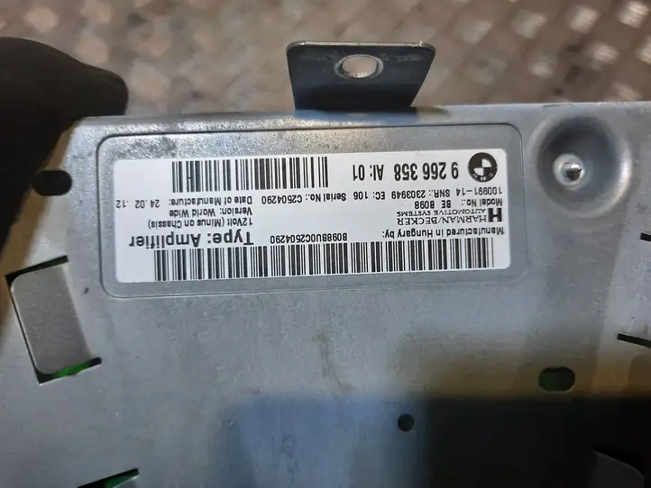 BMW 6 F12 F13 (2010 - 2018) 9266358 Усилитель звука — фото 2