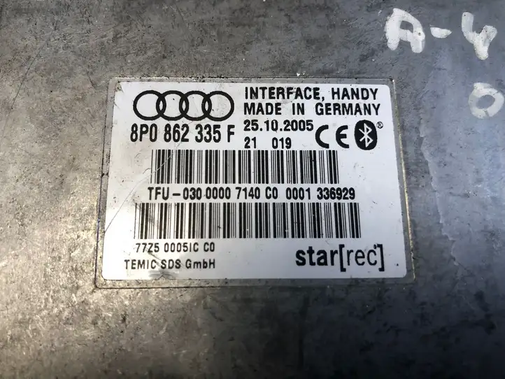 Audi A4 S4 B7 8E 8H (2004 - 2009) 8P0862335F Bluetooth модуль — фото 4