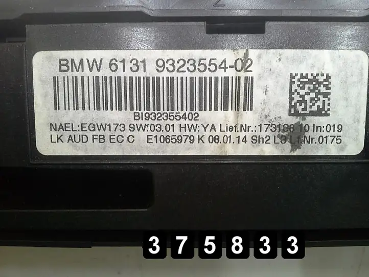 BMW 3 E92 E93 (2005 - 2014) # 61319323554 Другие включатели / ручки/ переключатели — фото 6