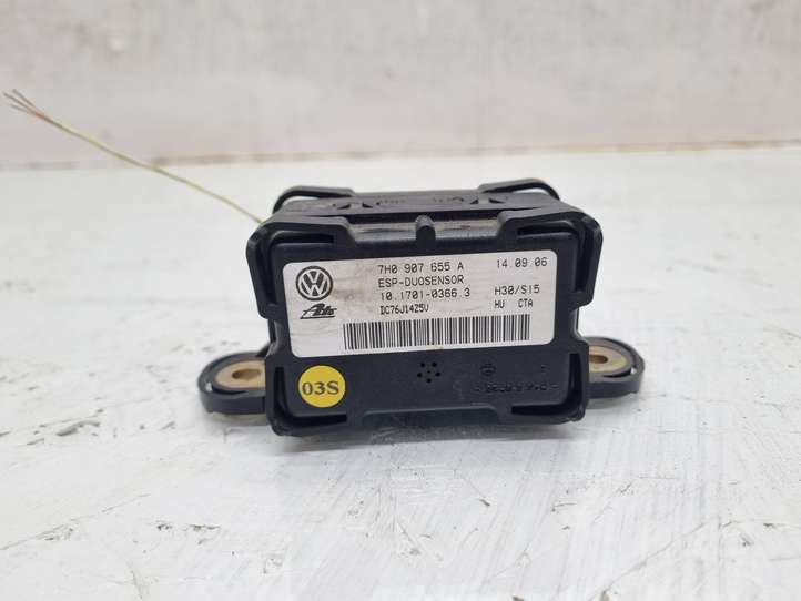 Volkswagen Golf Plus (2004 - 2008)  7H0907655A Датчик ESP (системы стабильности) (датчик курсовой устойчивости))