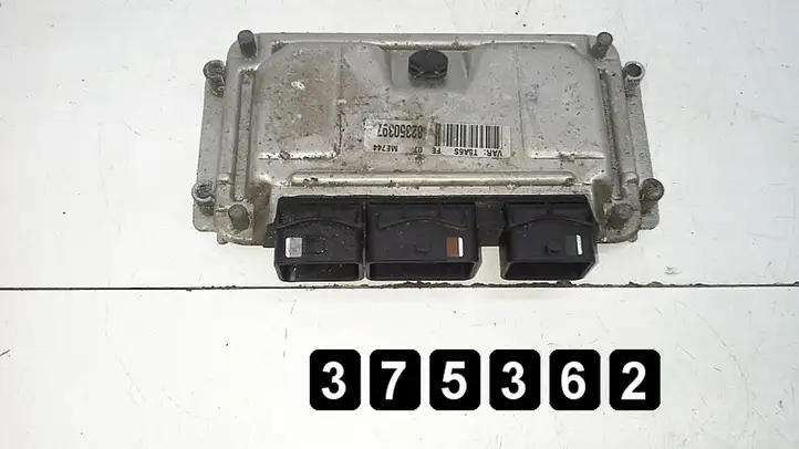 Peugeot 307 CC (2001 - 2005) 1600b 9638765680 0261206943 Блок управления двигателем (ЭБУ) — фото 1