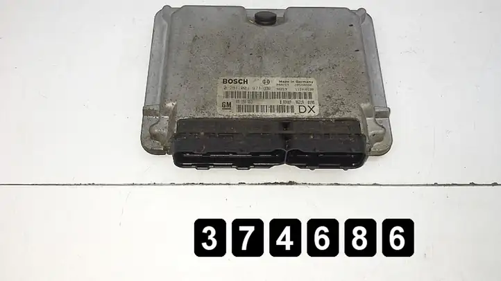 Opel Astra G (1998 - 2004) 2000d .09180353 0281001971 Блок управления двигателем (ЭБУ) — фото 1