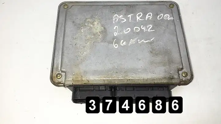 Opel Astra G (1998 - 2004) 2000d .09180353 0281001971 Блок управления двигателем (ЭБУ) — фото 2