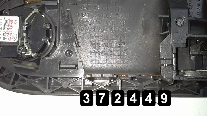 Seat Alhambra (Mk1) (2000 - 2010) ym21a24649 7m3837113b Наружная ручка двери — фото 3
