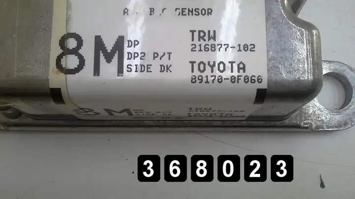 Toyota Corolla Verso E121 (2001 - 2004) 216877-102 89170-0f060 Блок управления двигателем (ЭБУ) — фото 4