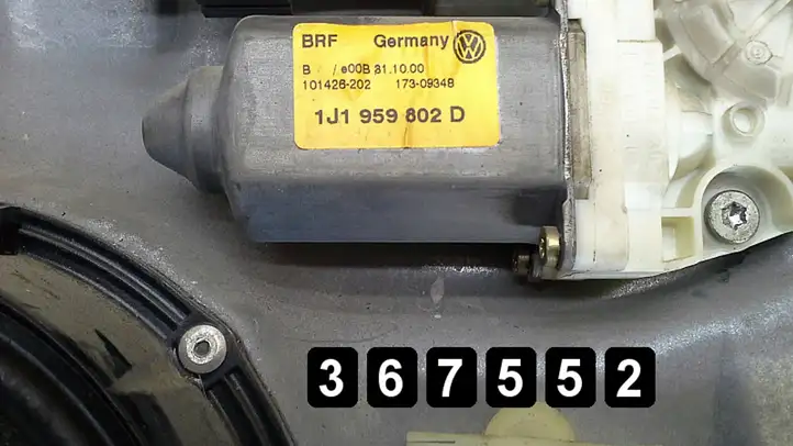Volkswagen Bora (1998 - 2005) 1j4837756f Электростеклоподъемник передний (комплект) — фото 4