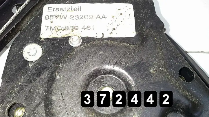 Seat Alhambra (Mk1) (2000 - 2010) 7m083946195vw23209aa Электростеклоподъемник передний (комплект) — фото 5