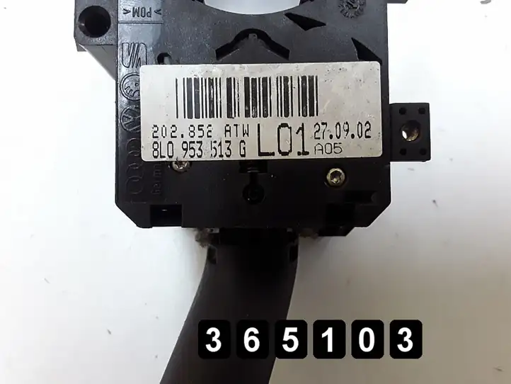 Audi A3/S3 8L (2000 - 2003) 8L0953513G Другие включатели / ручки/ переключатели — фото 4