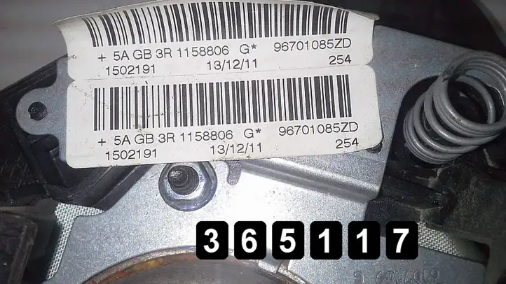 Peugeot 206 (1998 - 2012) 96701085zd Боковая подушка безопасности шторка — фото 3