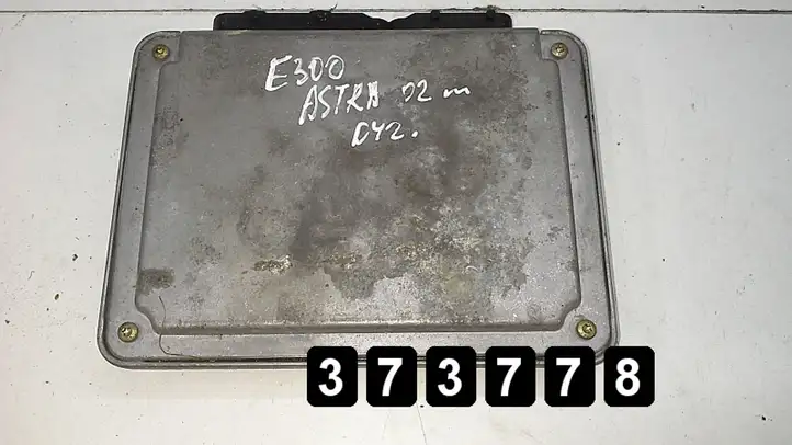 Opel Astra G (1998 - 2004) 2000dti091332670281001869 Блок управления двигателем (ЭБУ) — фото 2