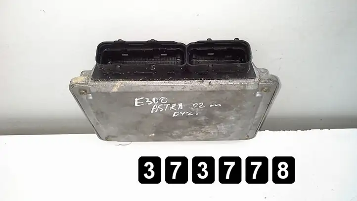 Opel Astra G (1998 - 2004) 2000dti091332670281001869 Блок управления двигателем (ЭБУ) — фото 3