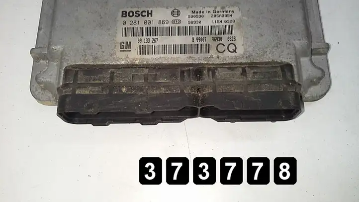 Opel Astra G (1998 - 2004) 2000dti091332670281001869 Блок управления двигателем (ЭБУ) — фото 4
