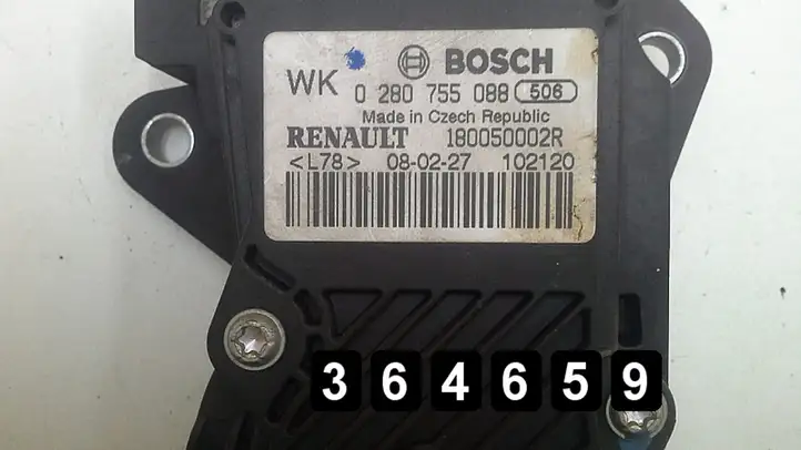 Renault Laguna III (2007 - 2015) 1500dci 0280755088 uk Педаль акселератора — фото 5