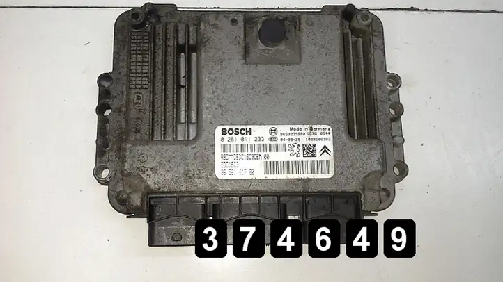 Citroen Xsara Picasso (1999 - 2012) 1600hdi80kw96561617800281011233 Блок управления двигателем (ЭБУ) — фото 1